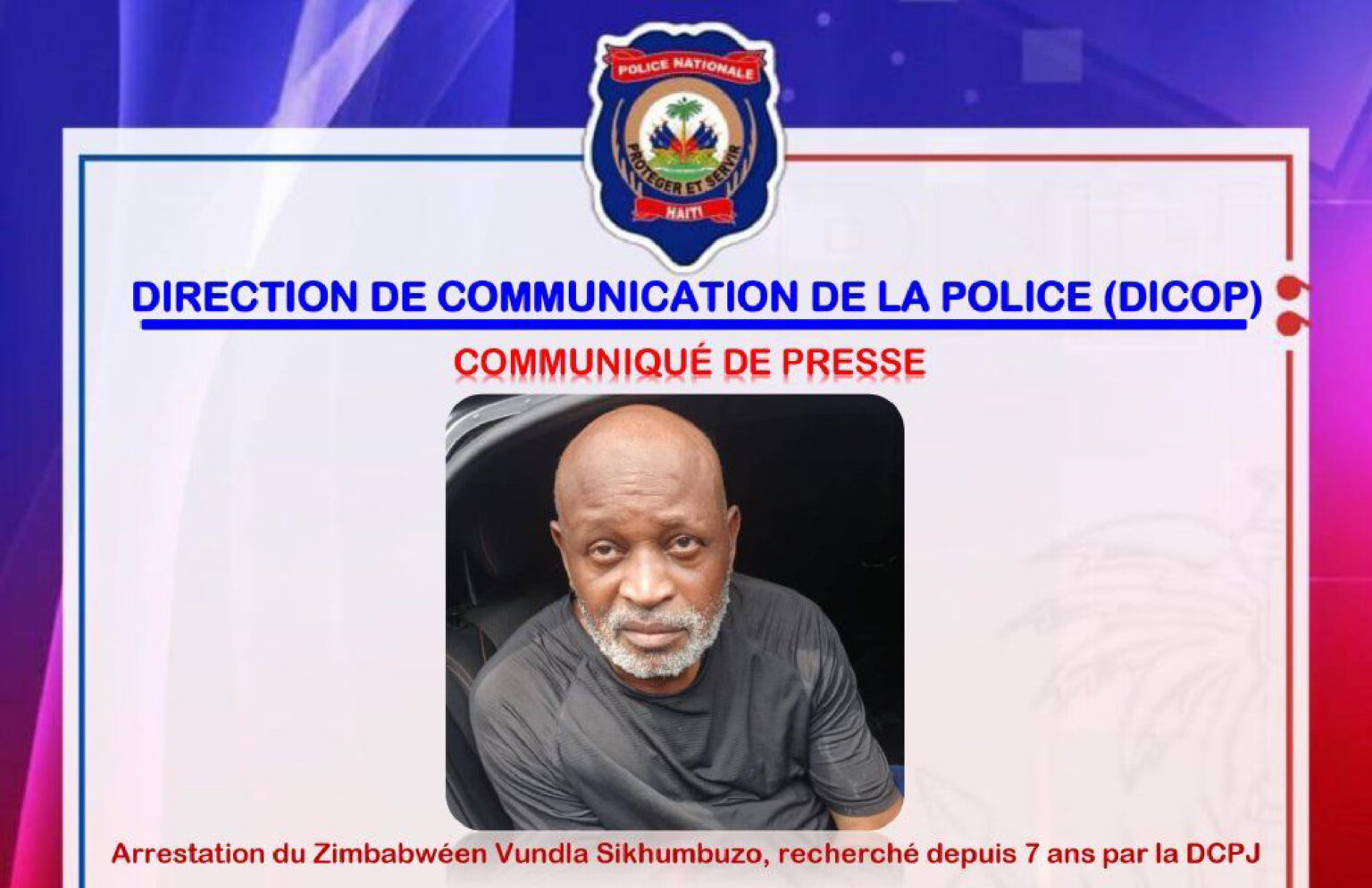 Trafic d’armes à l’Église épiscopale : après des années de fuite, Vundla Sikhumbuzo enfin arrêté !