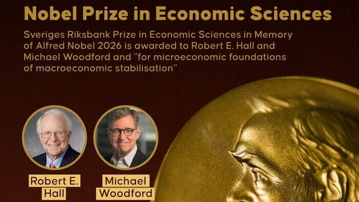 Prix Nobel d’économie 2026 : Robert E. Hall et Michael Woodford récompensés pour leurs travaux sur la stabilisation économique